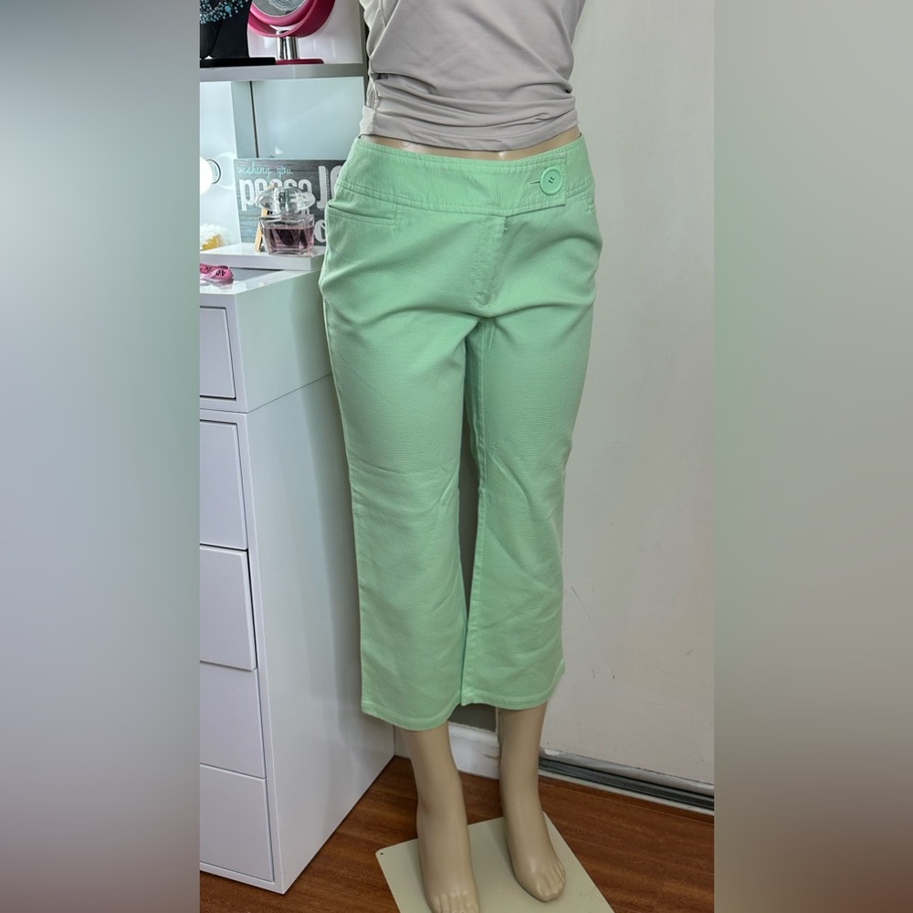 INC Green Neon Cropped Women's Size 8